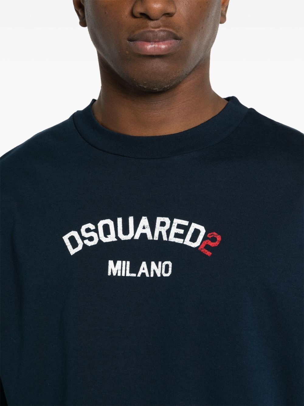 logo-print cotton T-shirt - 5