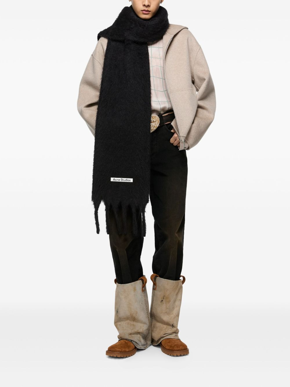 fringed scarf - 3