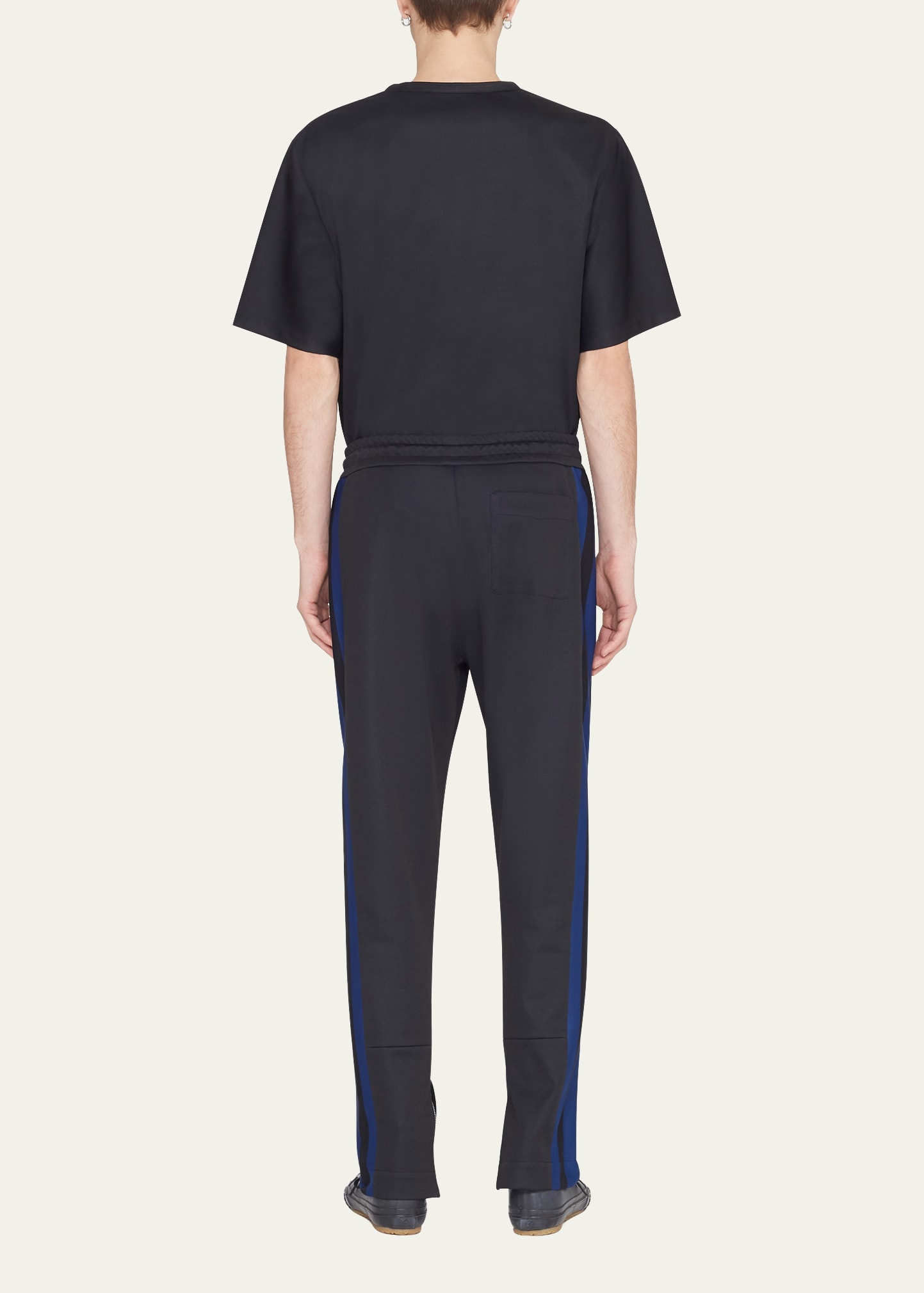 Men's Jersey Side-Stripe Track Pants - 3