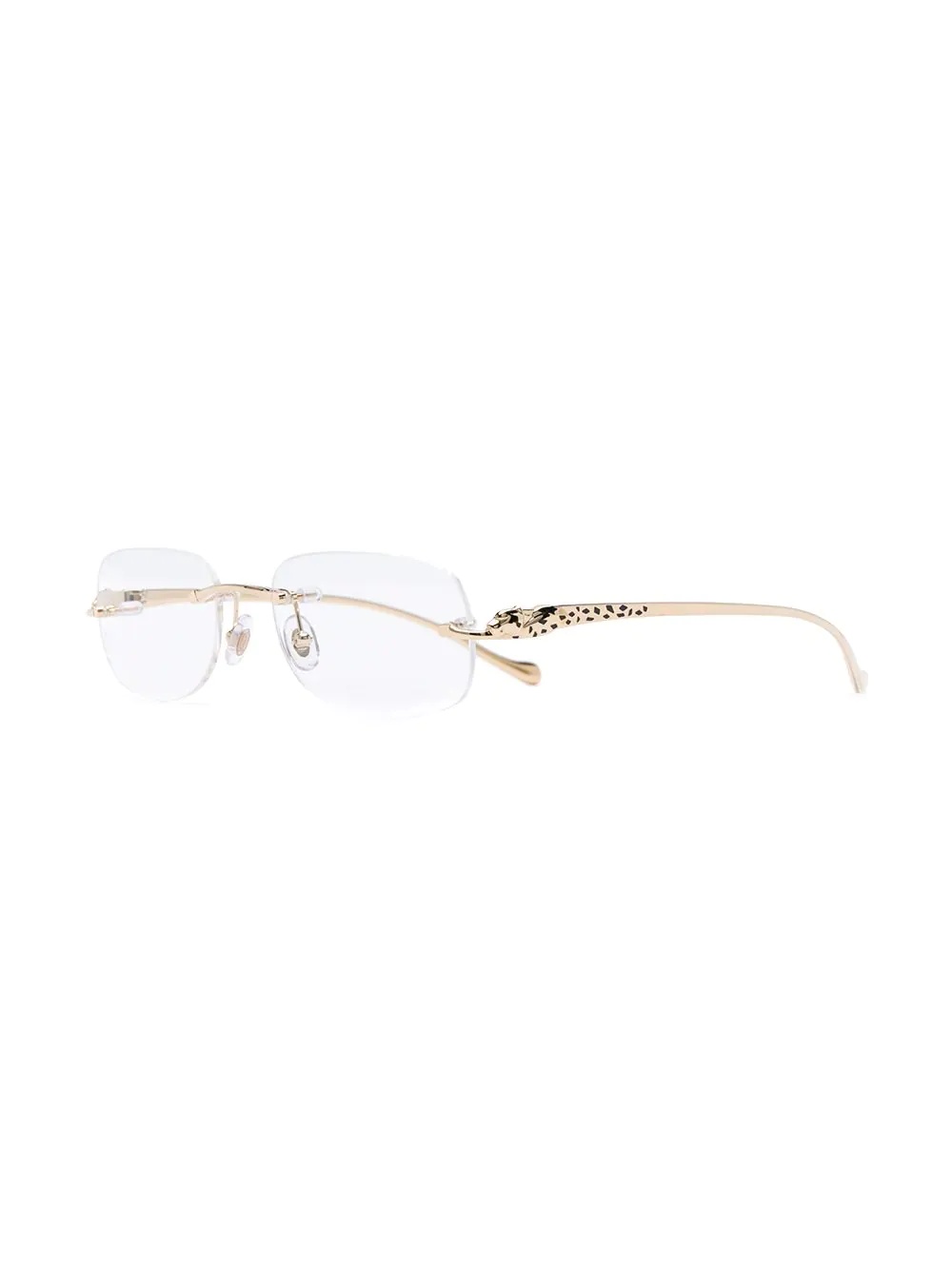 Panthère rectangular frame glasses - 2