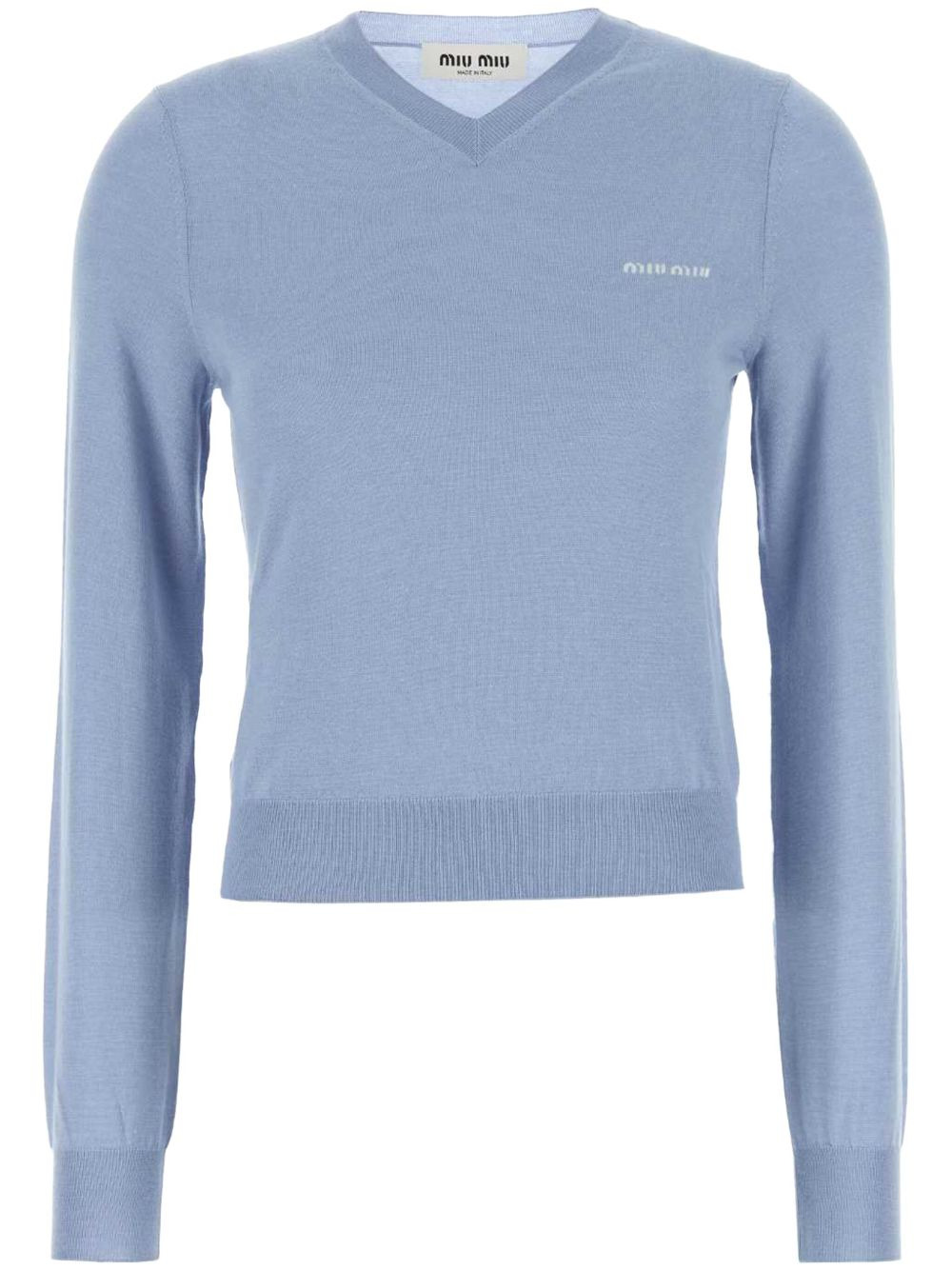 V-neck sweater - 1
