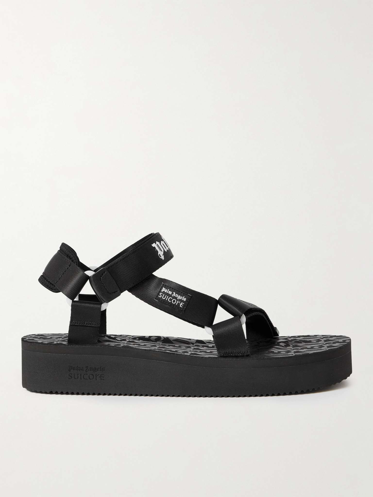 + Suicoke Depa Logo-Print Webbing-Trimmed Rubber Sandals - 1