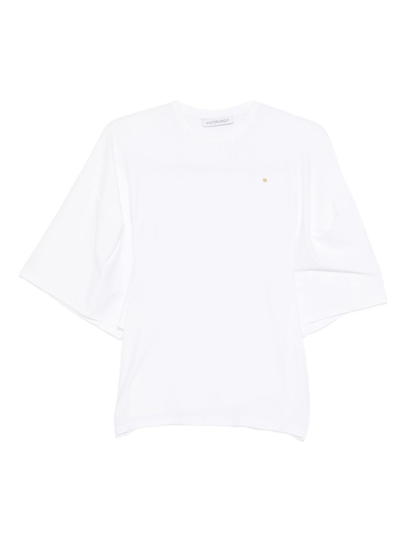 wide short-sleeves T-shirt 1