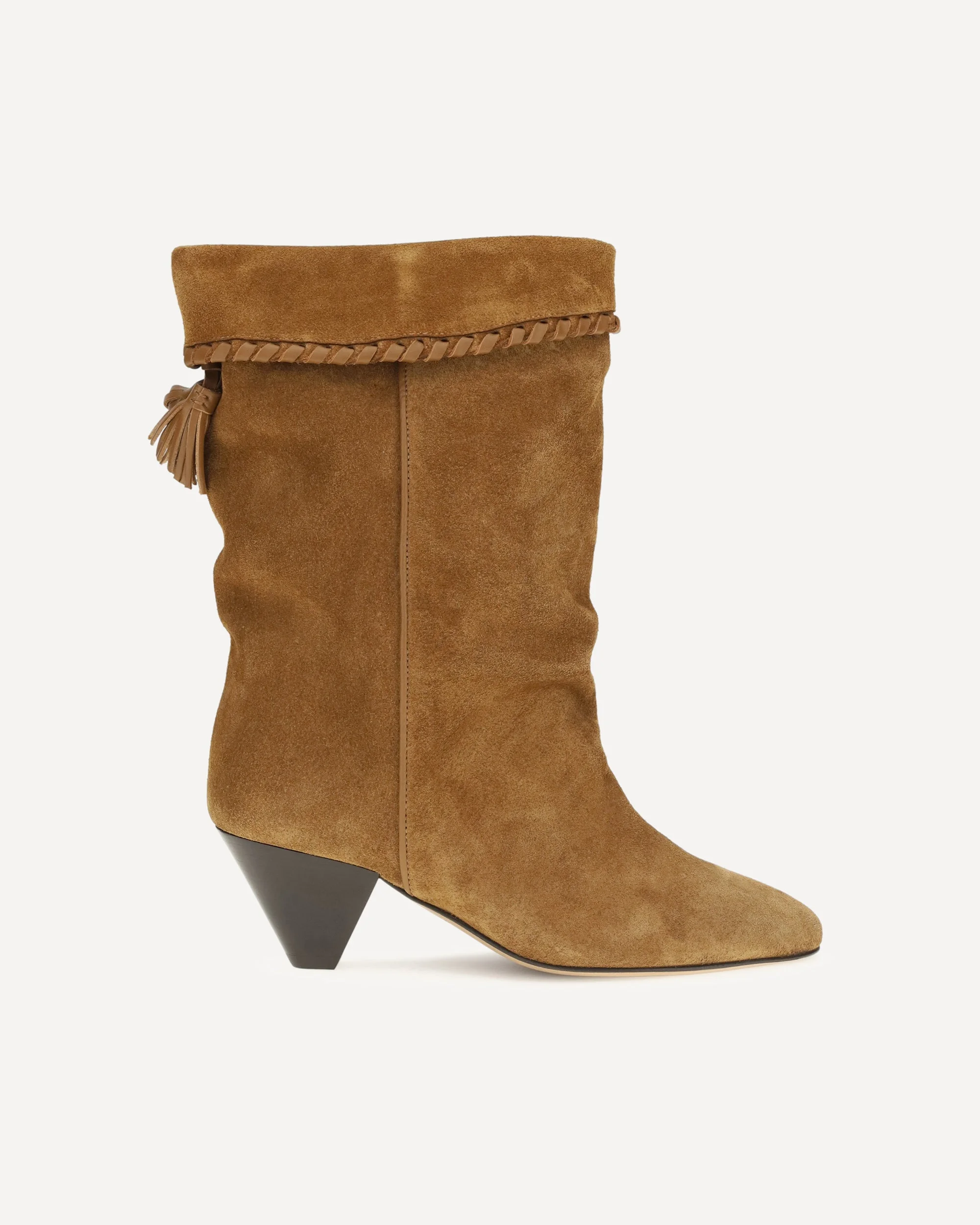 Draped suede Boots - 1