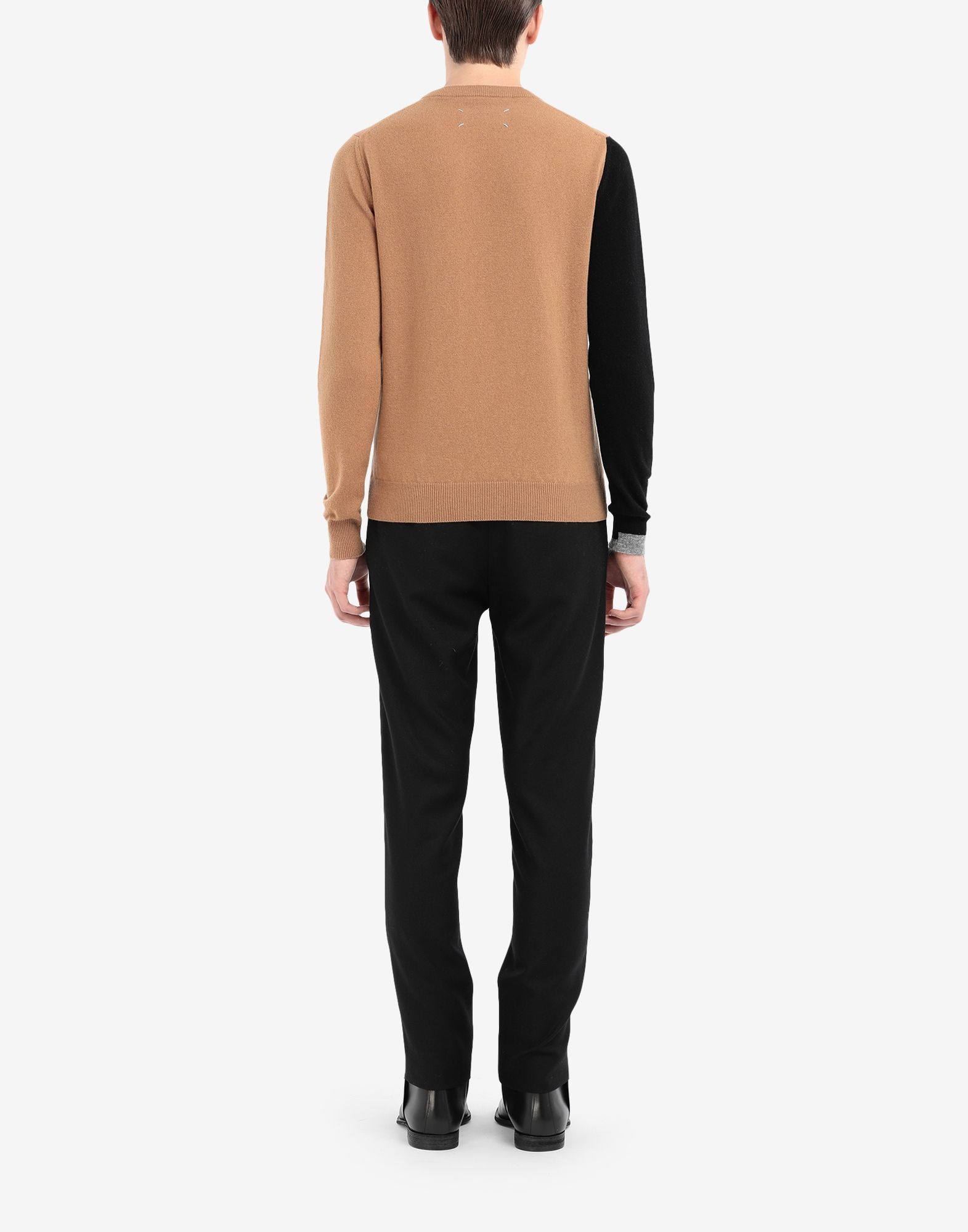 Colour block cashmere sweater - 4