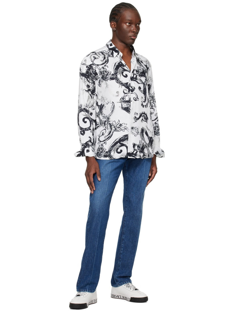 VERSACE JEANS COUTURE White Watercolour Shirt outlook