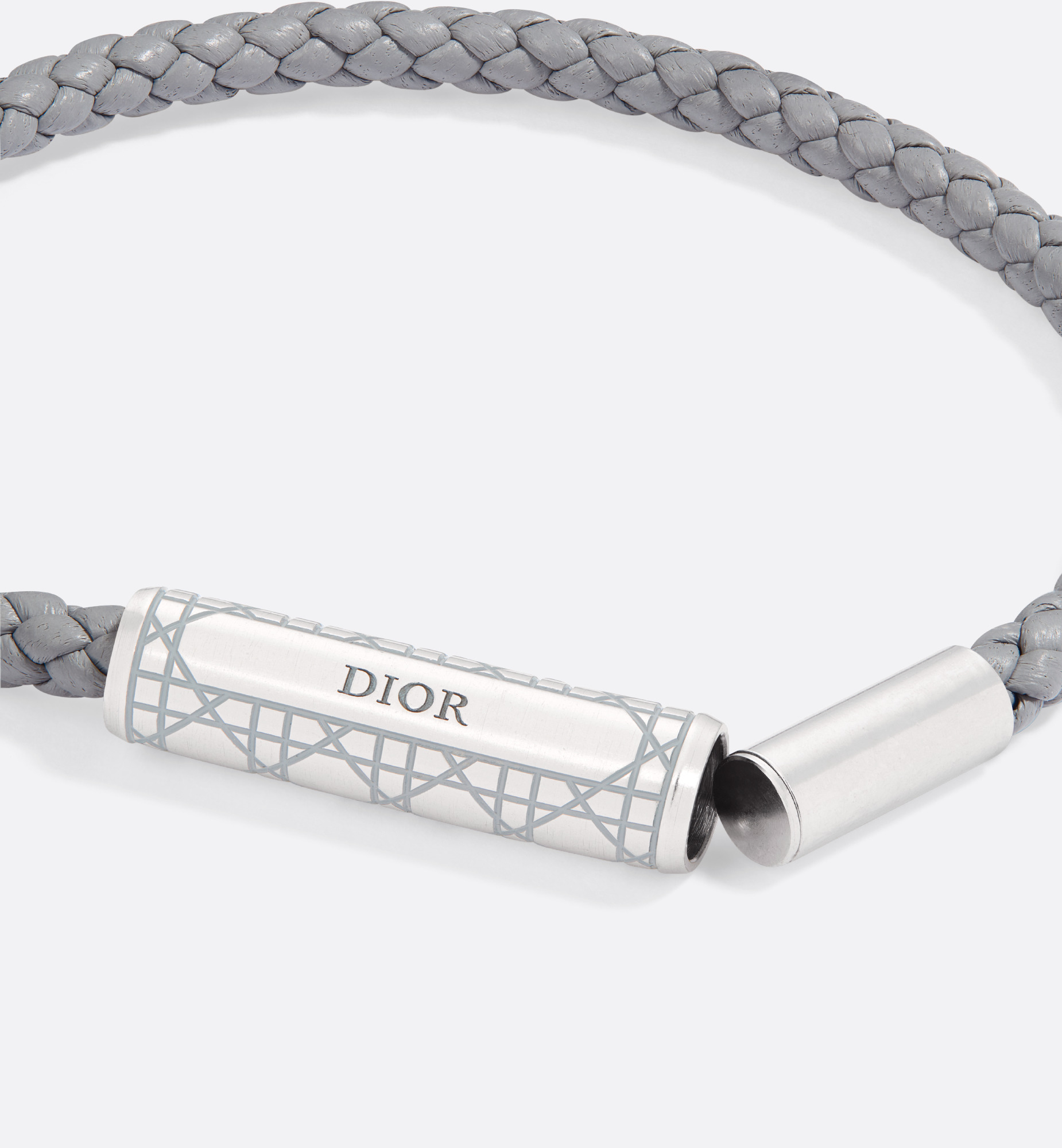 Cannage Braided Leather Bracelet - 3