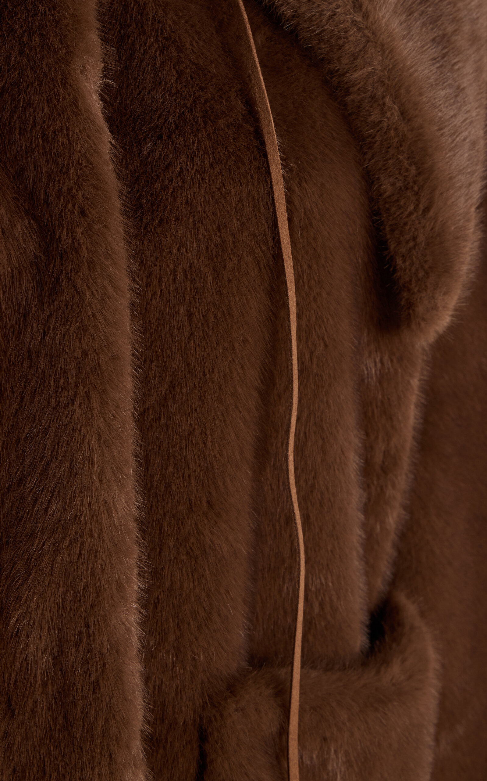 Jacquie Fauc Fur Coat brown - 7