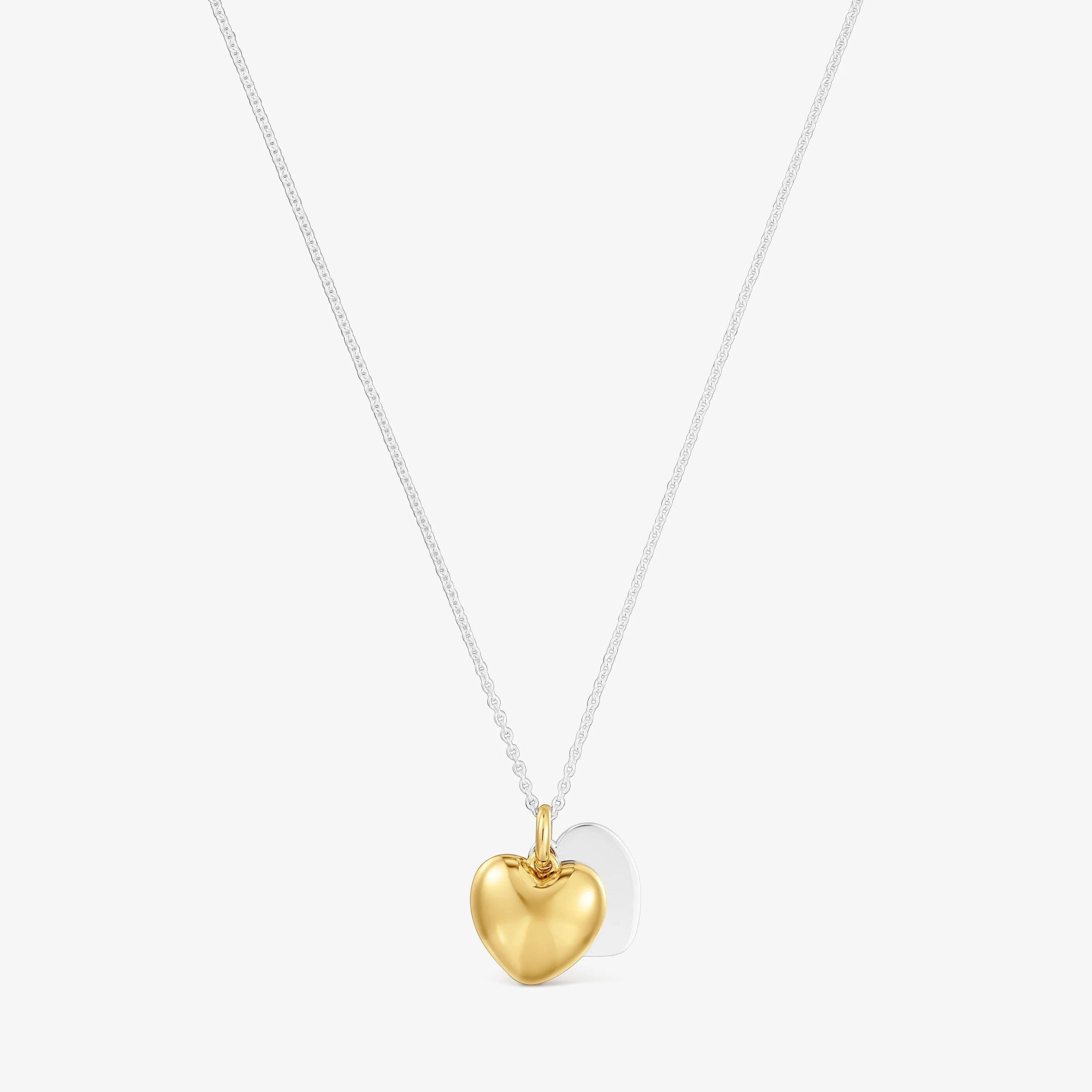 16 mm two-tone double-heart Necklace TOUS Flechazo - 1