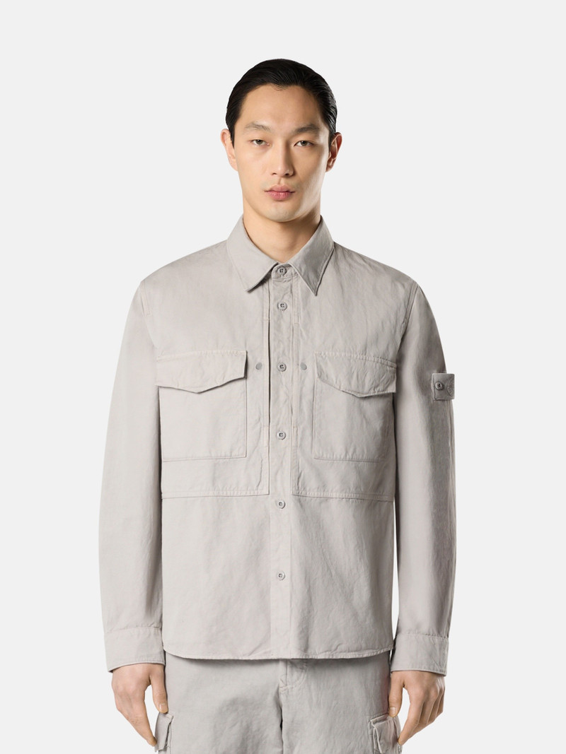 Stone Island 1200012 COTTON LINEN CANVAS_S.I.GHOST outlook