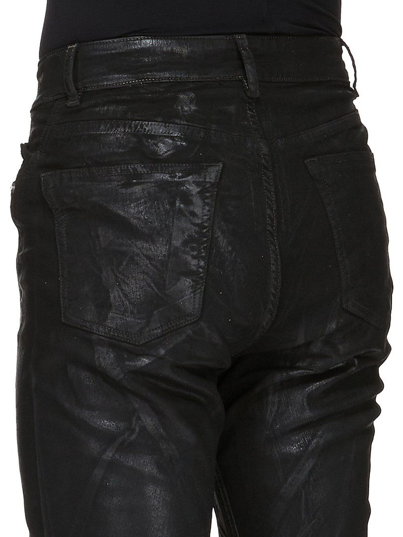 Black Hollywood Bias Bootcut Jeans 5