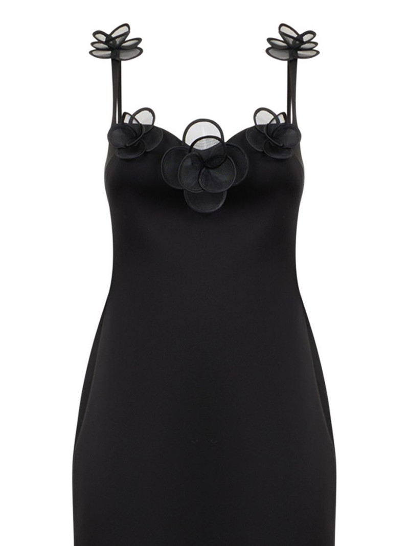 flower-embellishment midi dress 3