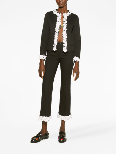 PUCCI floral-appliquÃ© cotton jacket outlook