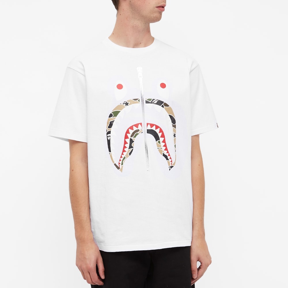 A Bathing Ape STA Camo Shark Tee - 4