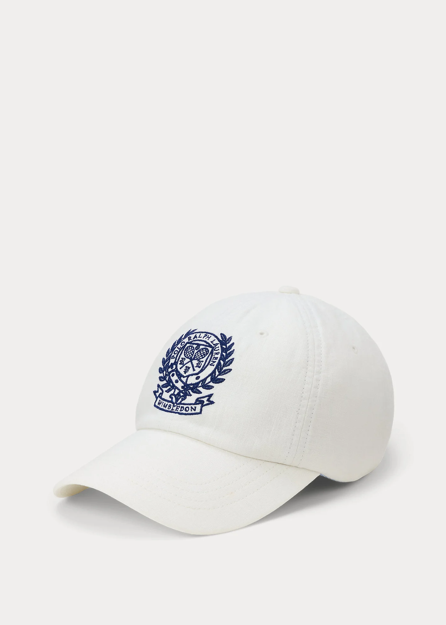 Wimbledon Crest Linen Cap - 1