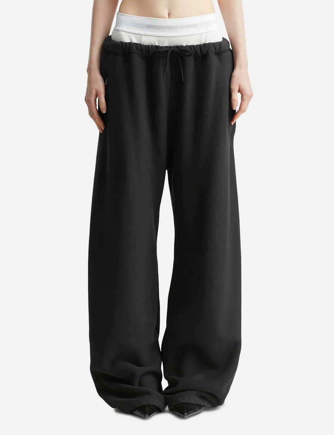 WIDE LEG SWEATPANTS - 1
