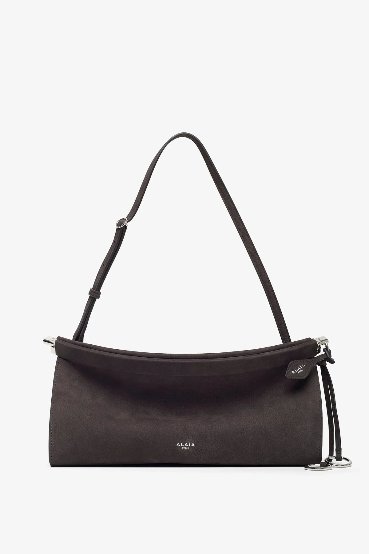 Le Click east west medium grey bag - 1