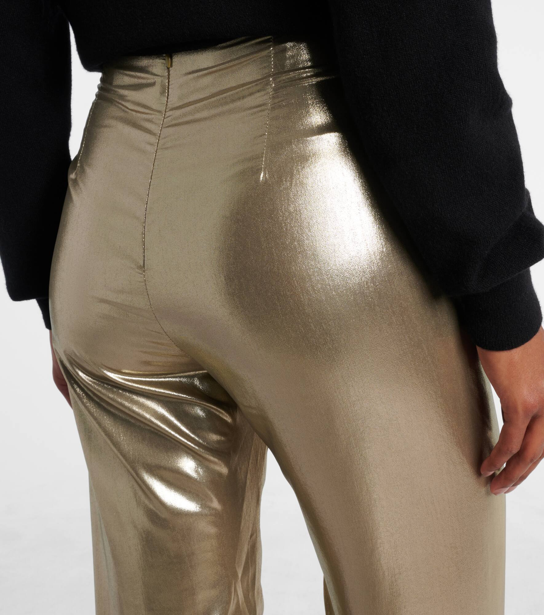 High-rise wide-leg pants - 5
