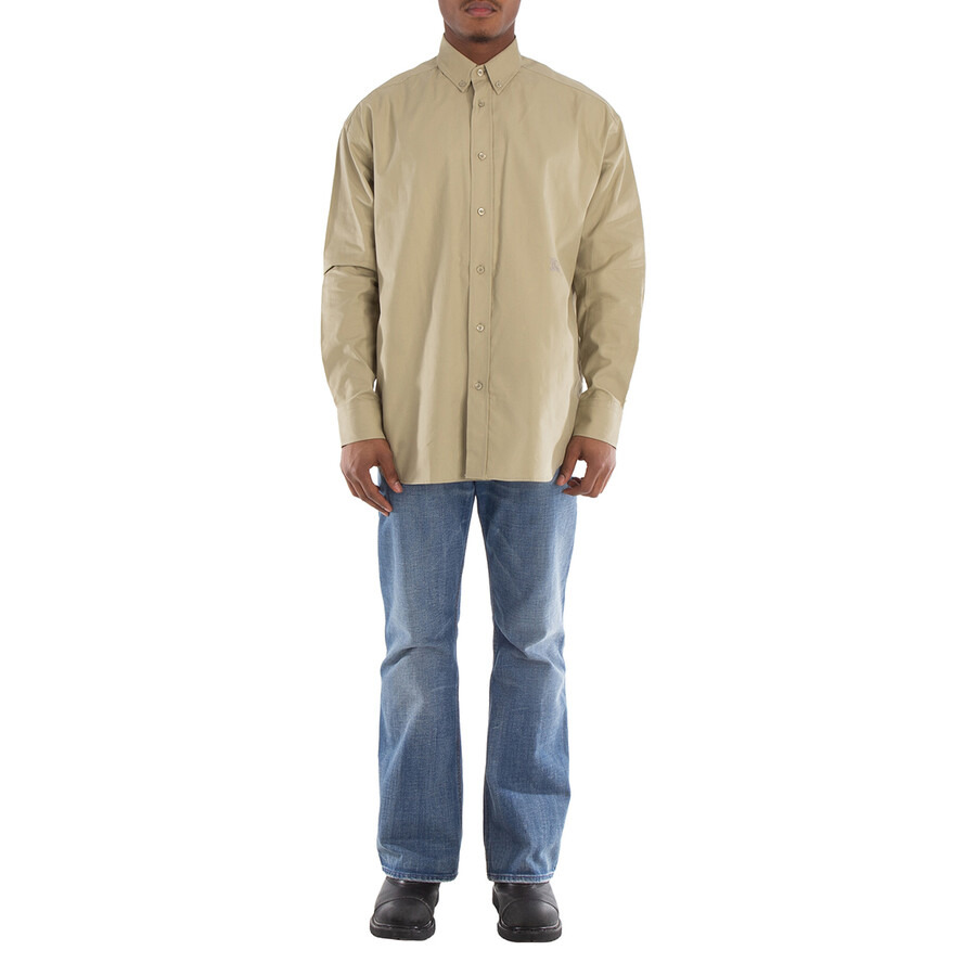 Burberry Logo-Embroidered Cotton Shirt - 5