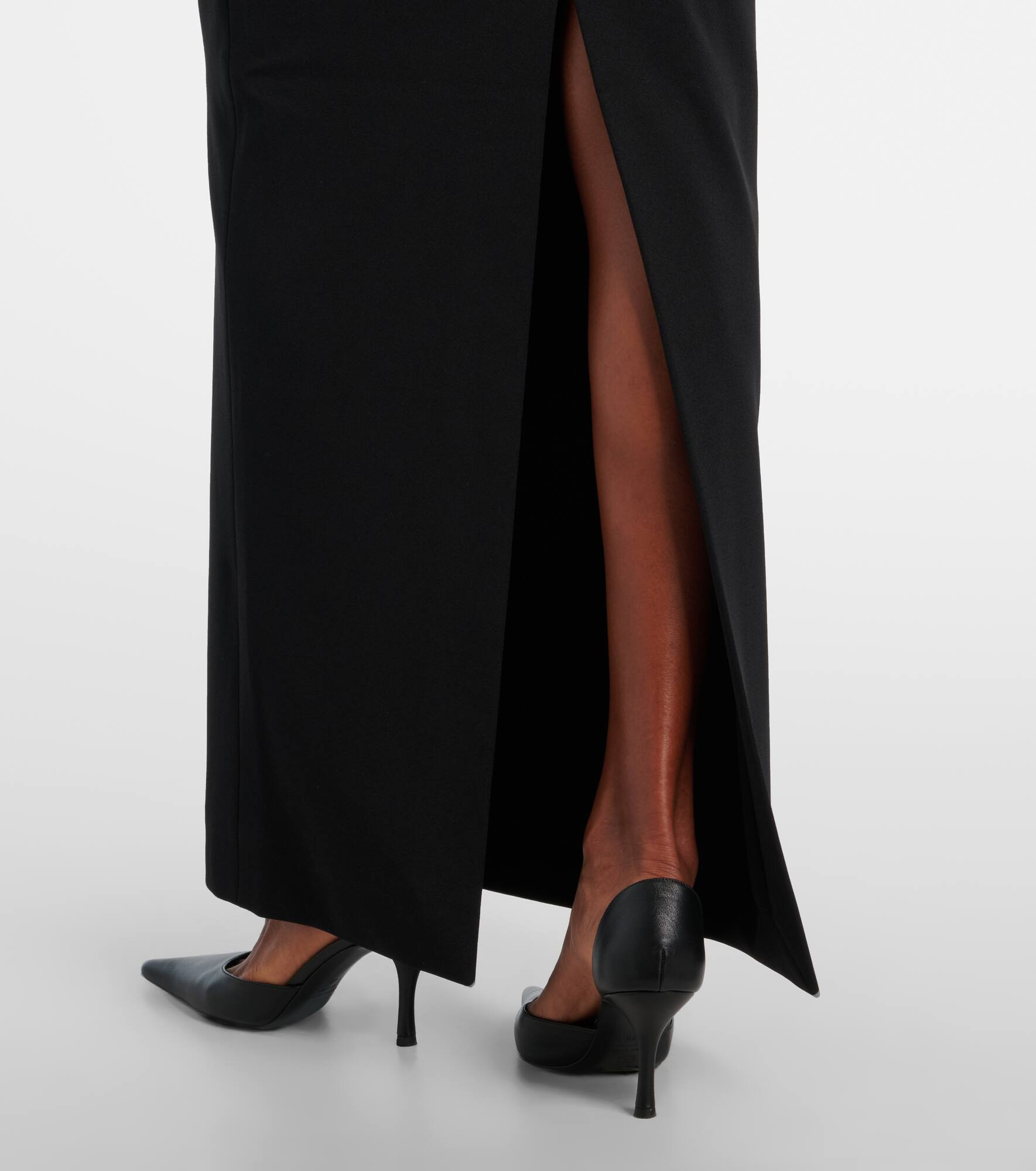 Lang crêpe maxi dress - 5