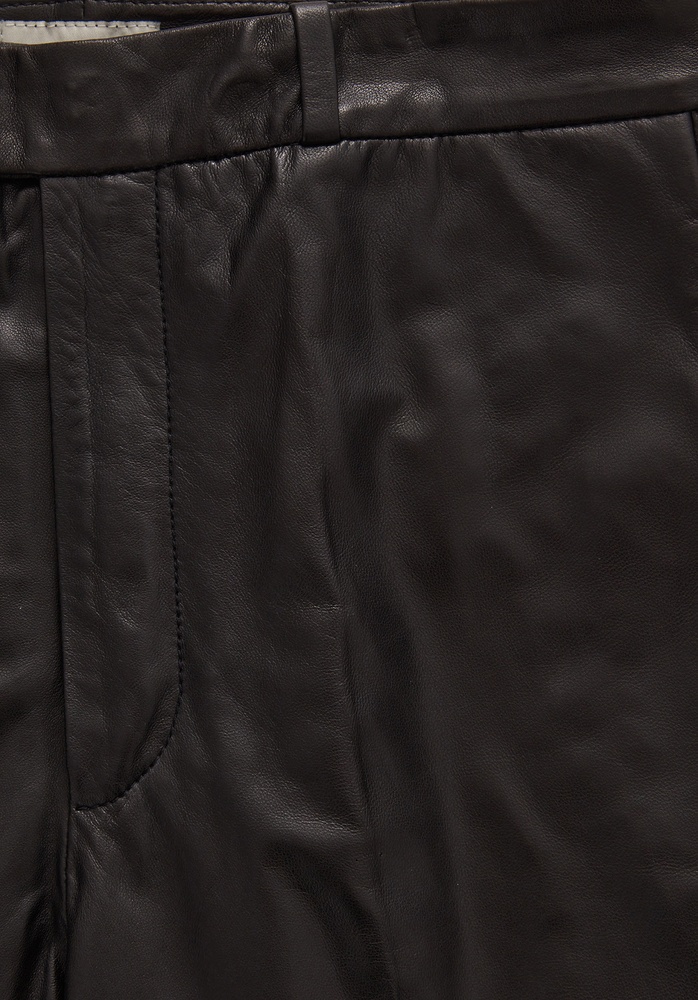 LEATHER TROUSER 78 BLACK - 6