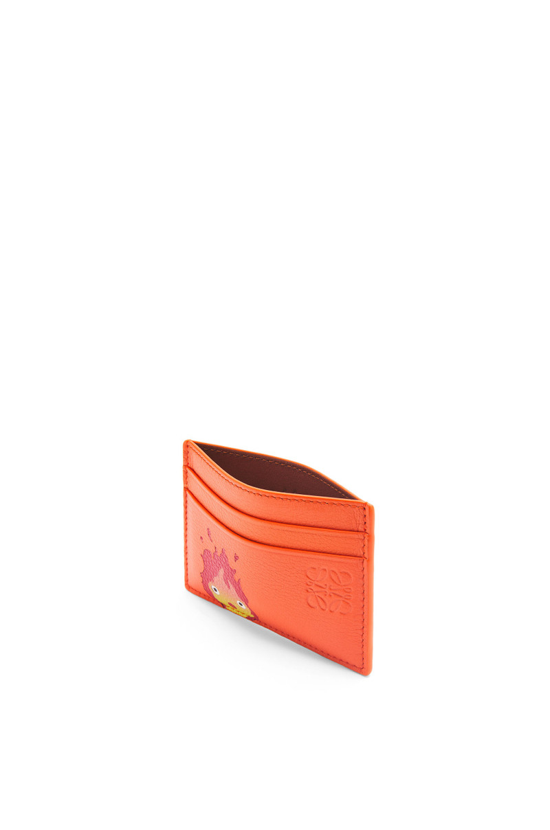 Loewe Calcifer plain cardholder in classic calfskin outlook