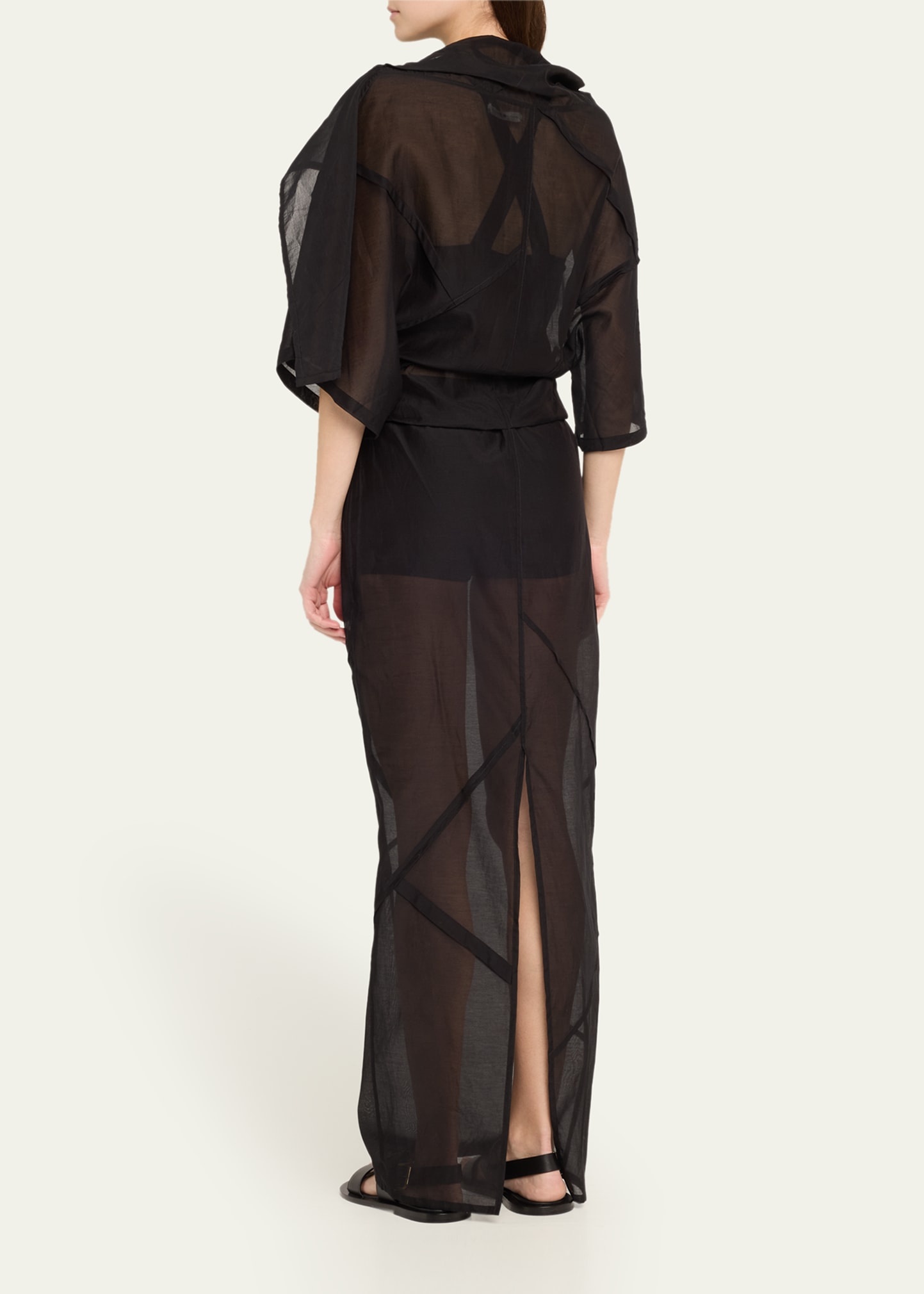 Parachute Cut Maxi Dress - 3