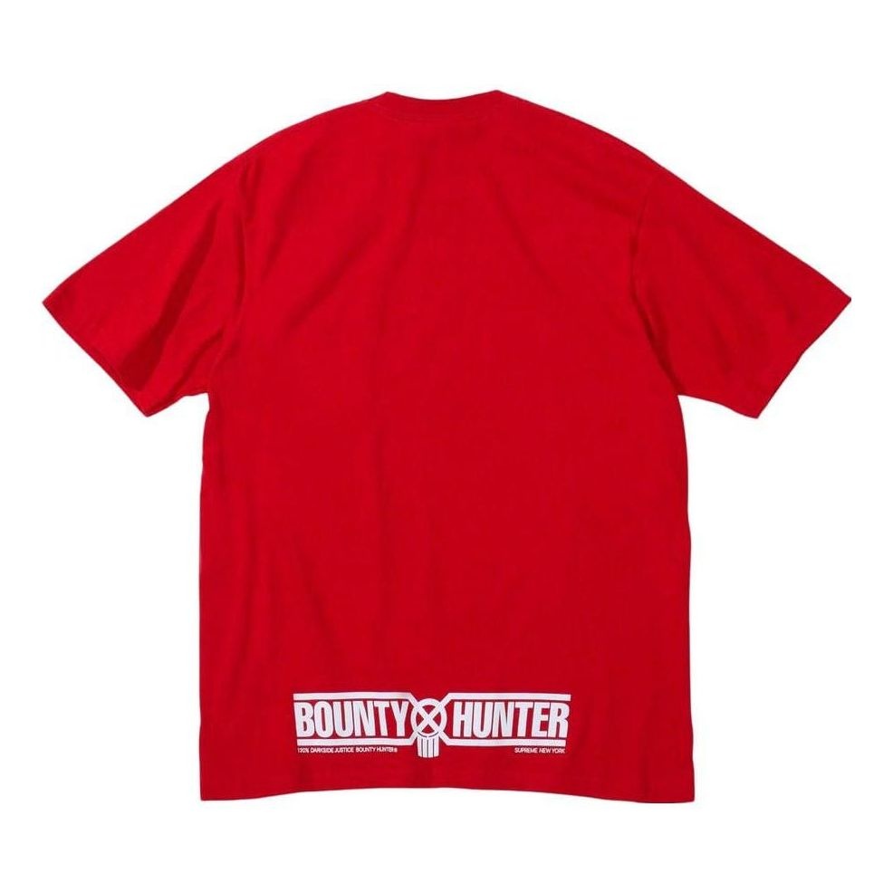 Supreme x Bounty Hunter Wolf T-Shirt 'Red White Black' SUP-FW23-111 - 2