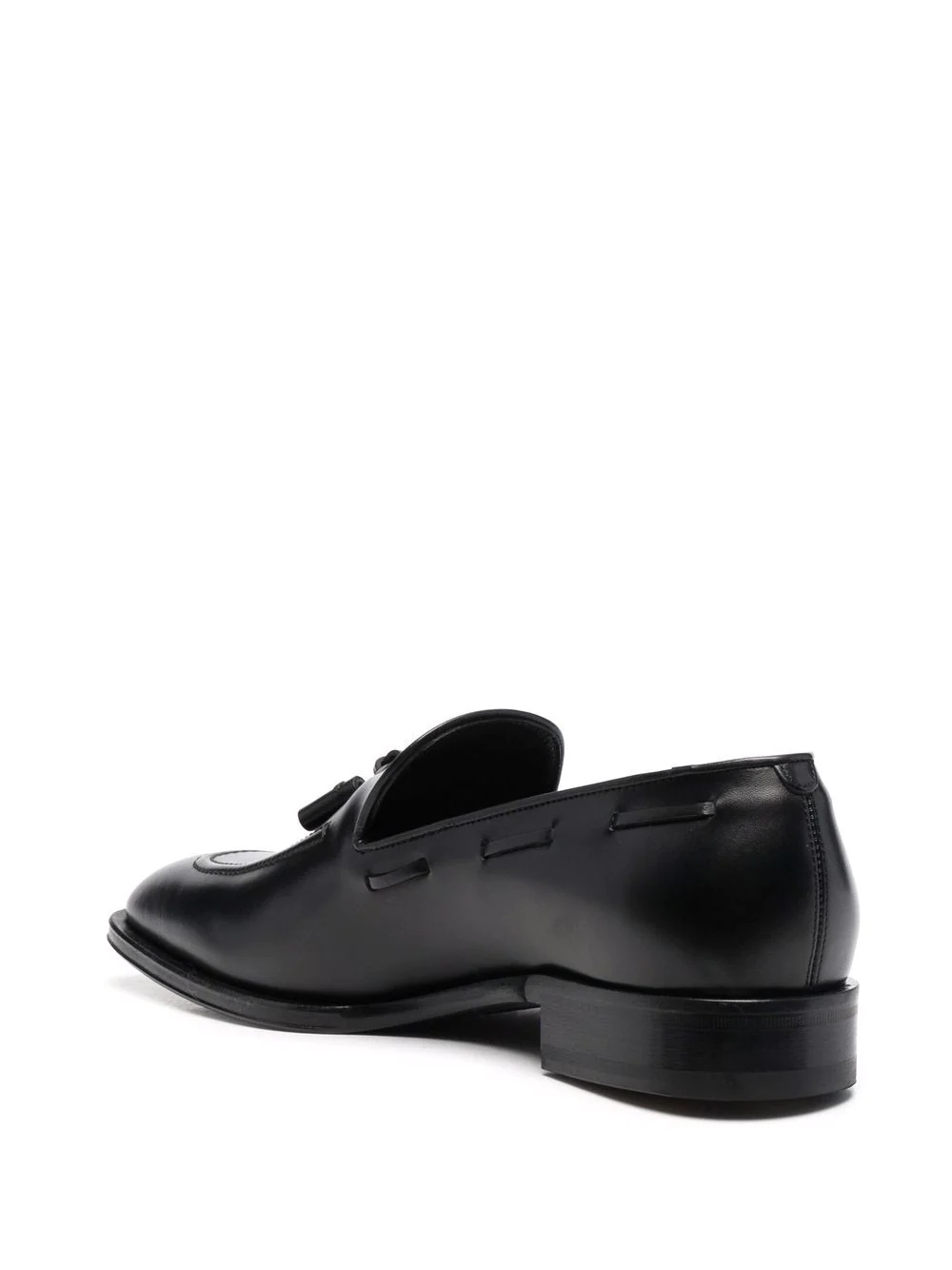 tassel-detail leather loafers - 3