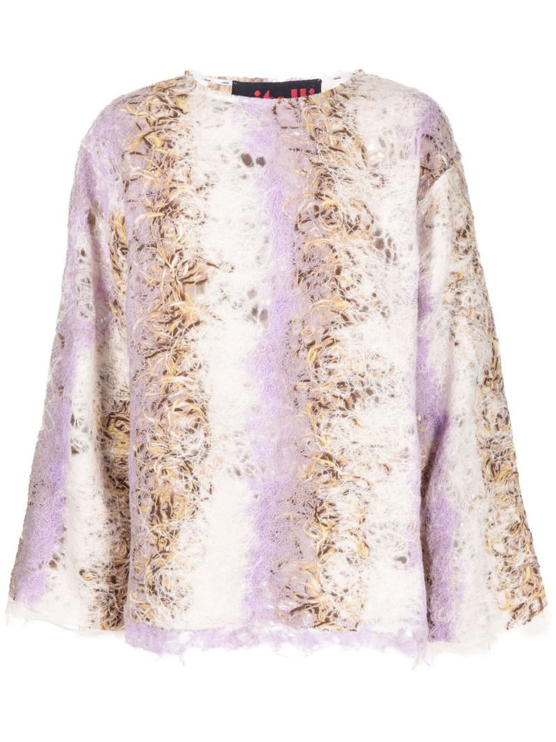 gradient-effect knitted jumper 1