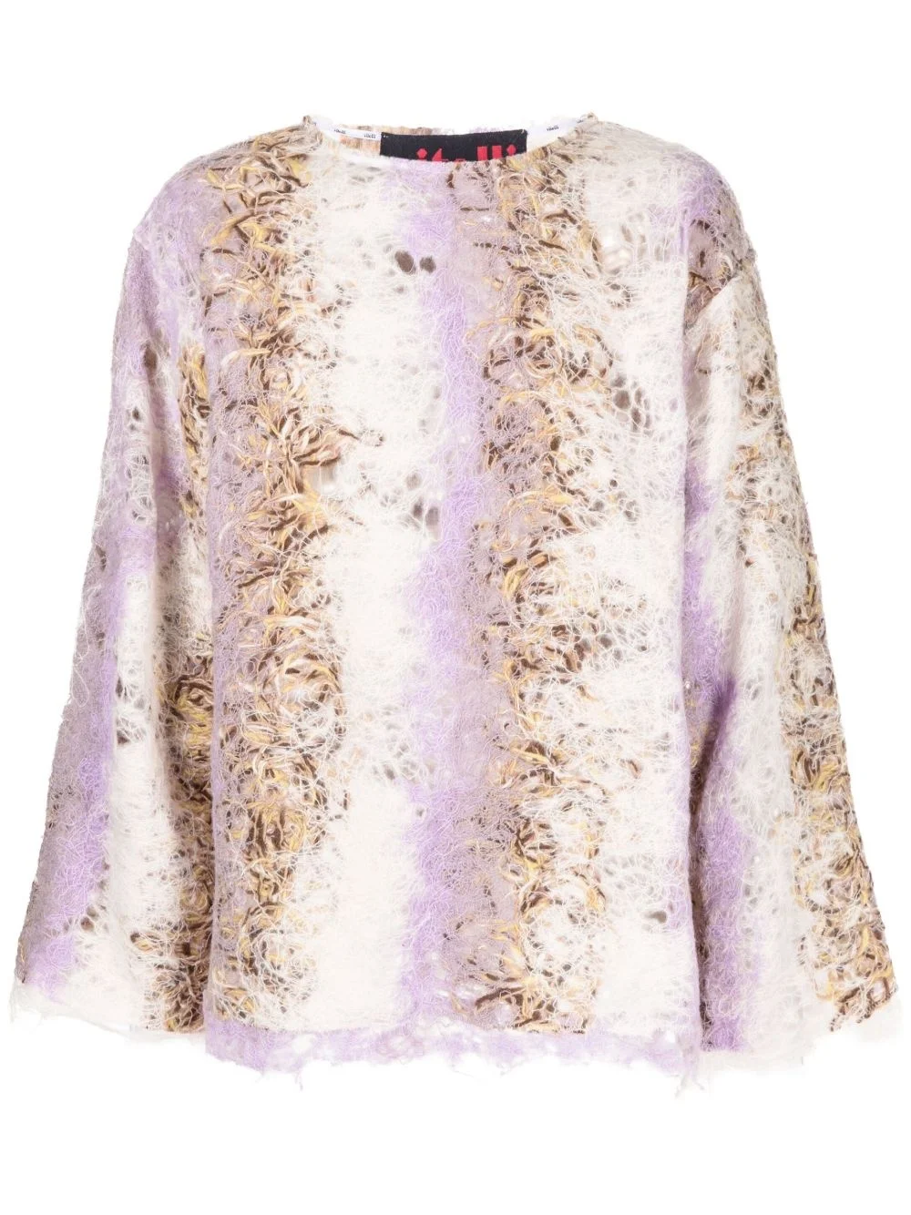 gradient-effect knitted jumper - 1