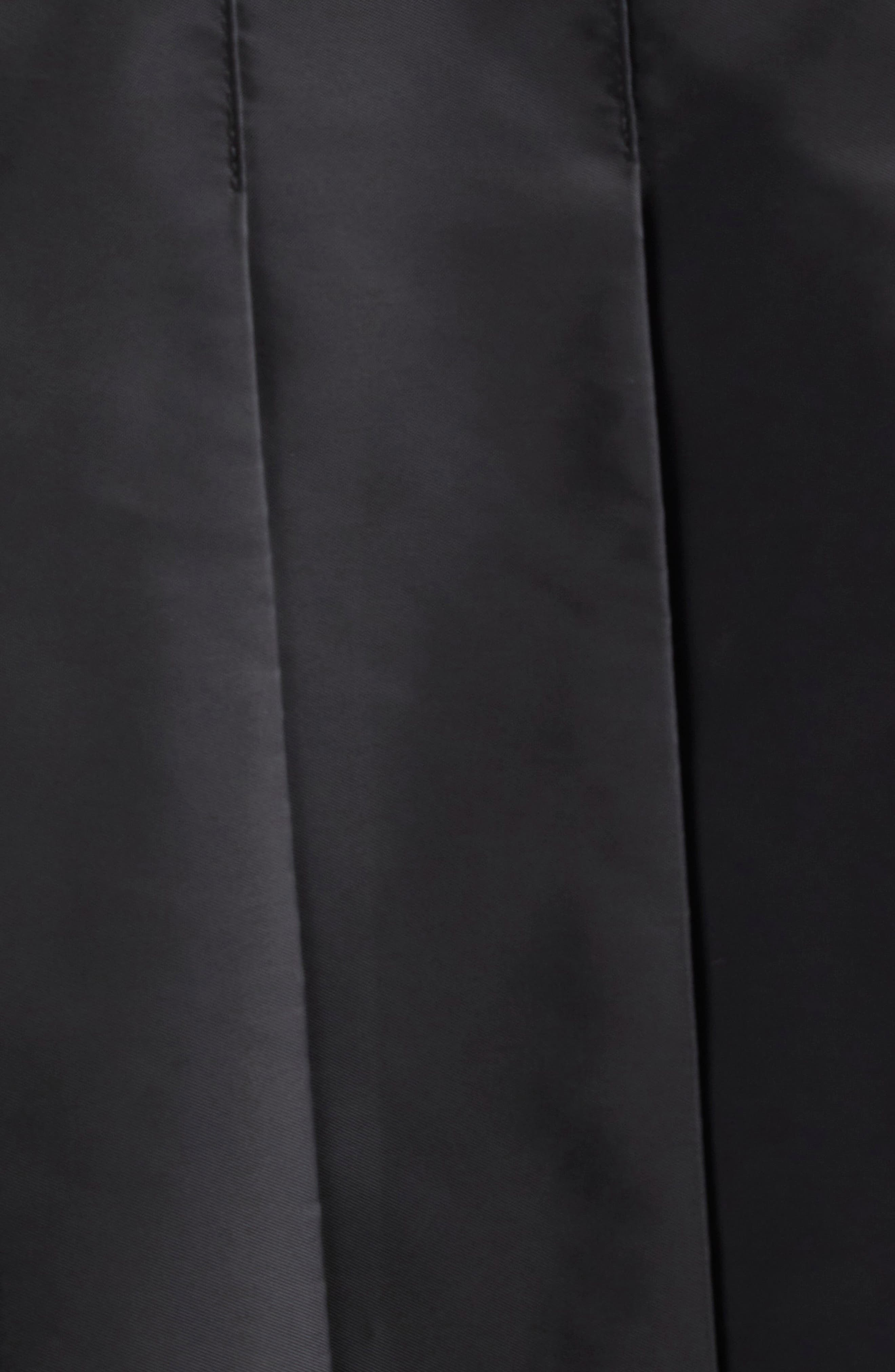 Sacai Belted Pleated Midi Skirt in Black at Nordstrom - 7