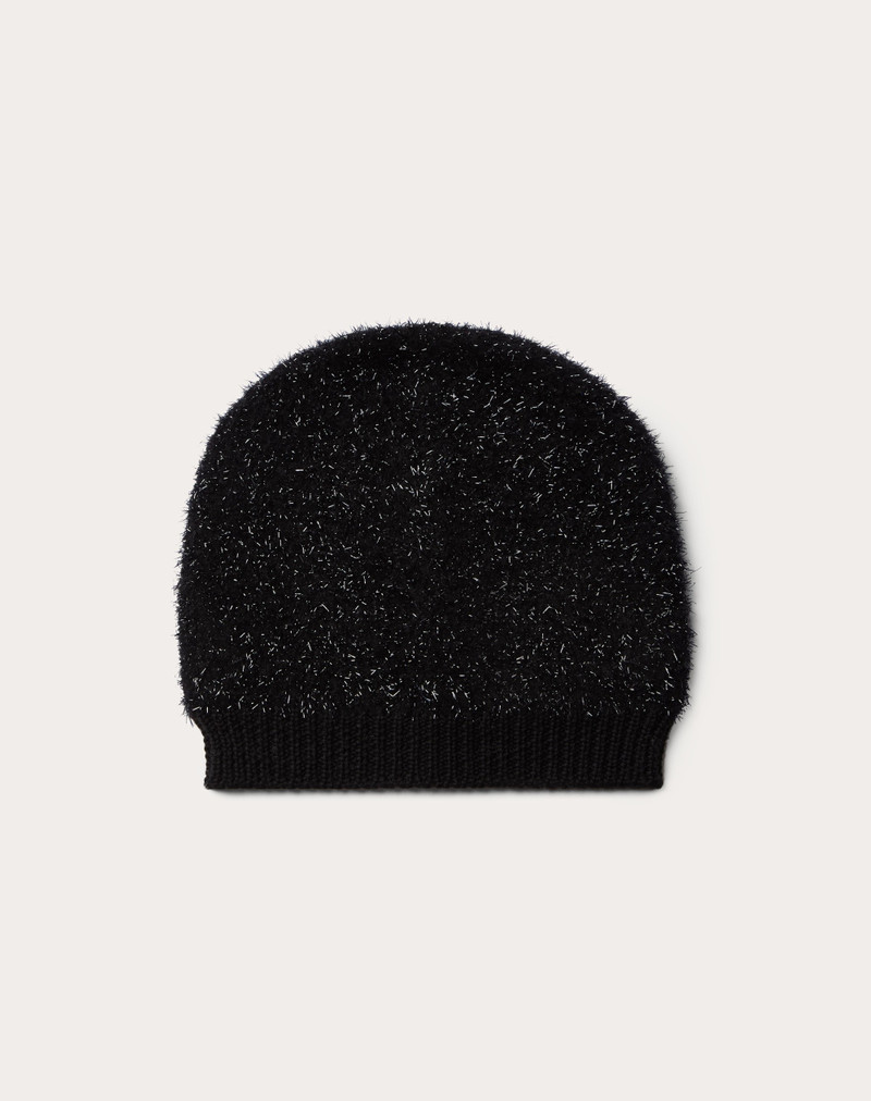 EMBROIDERED WOOL VLOGO SIGNATURE BEANIE 3