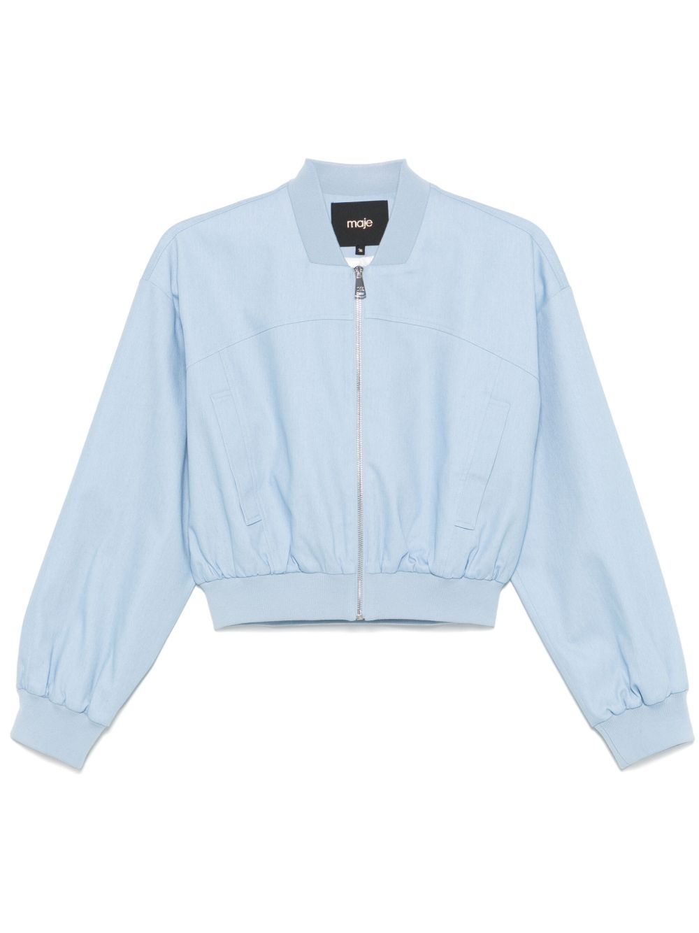 cropped bomber jacket - 1