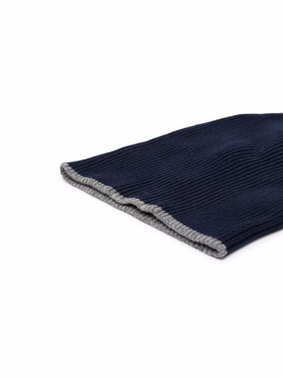 Brunello Cucinelli rib-knit cashmere beanie outlook