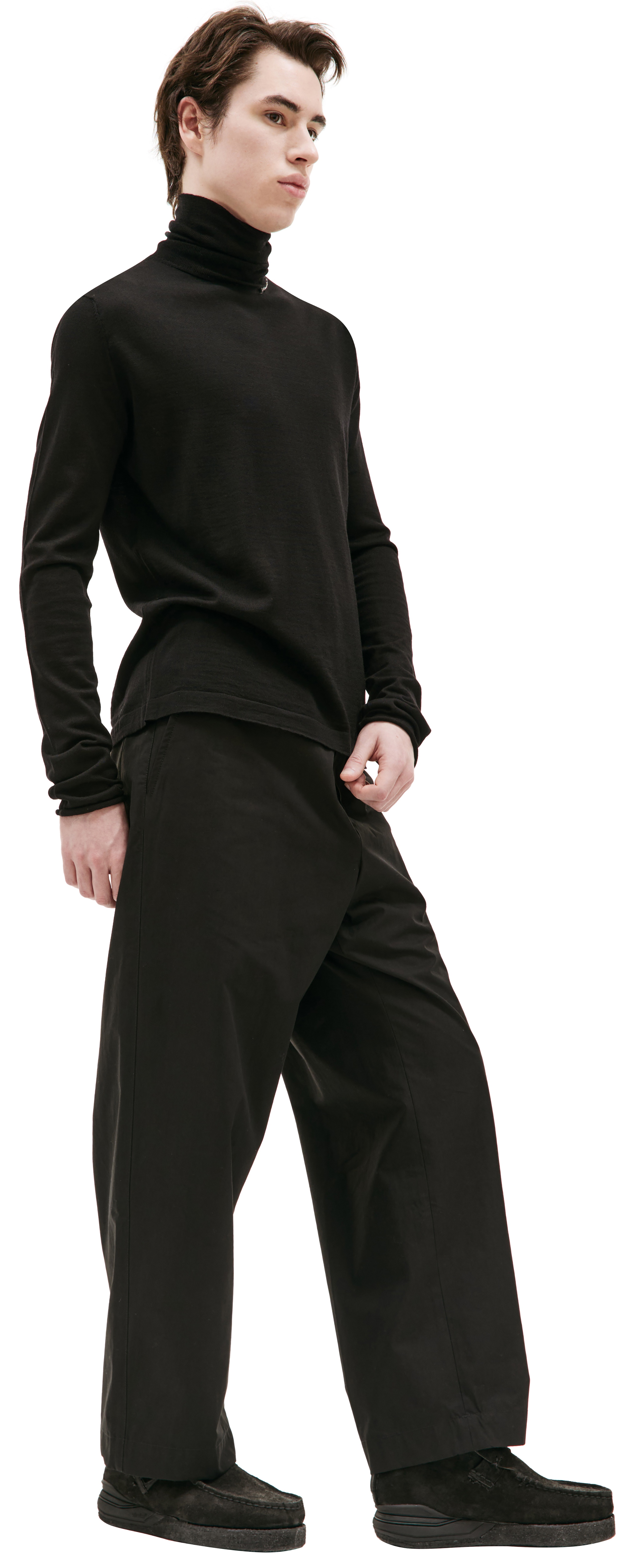 BLACK WOOL TURTLENCK - 2