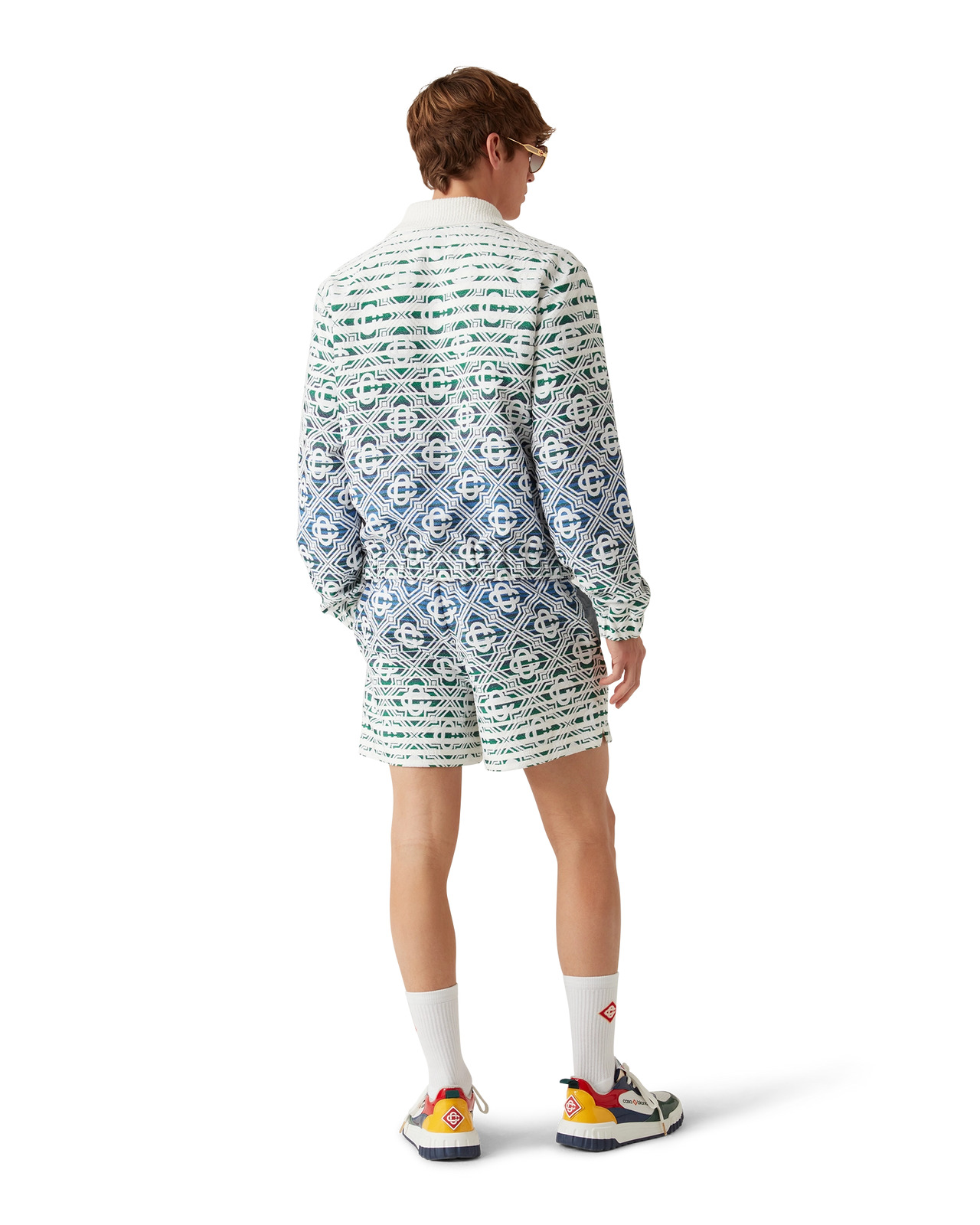 Monogram Gradient Towelling Shorts | Casablanca Paris - 3