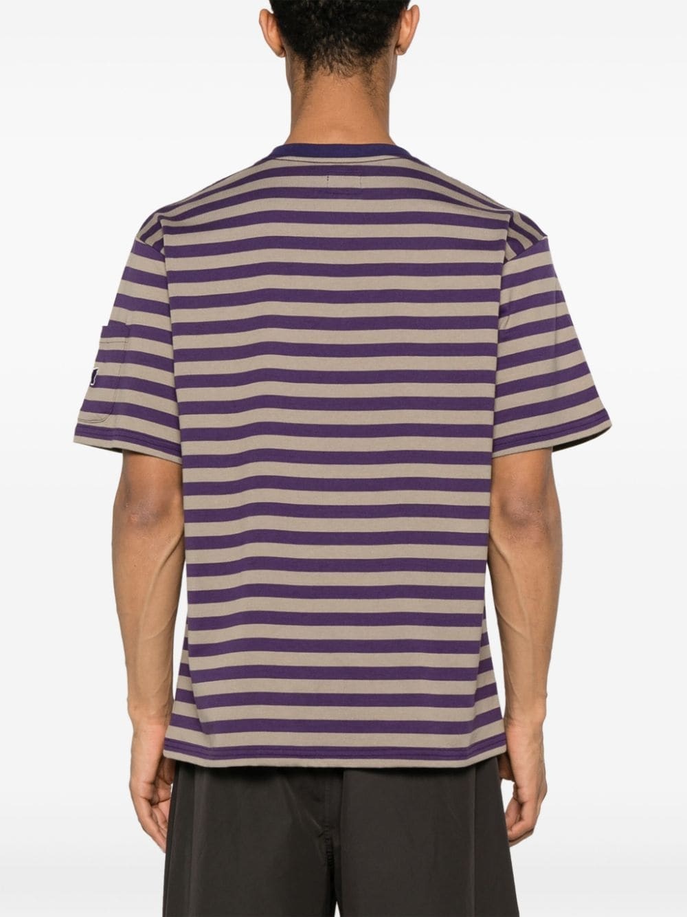 striped cotton T-shirt - 4