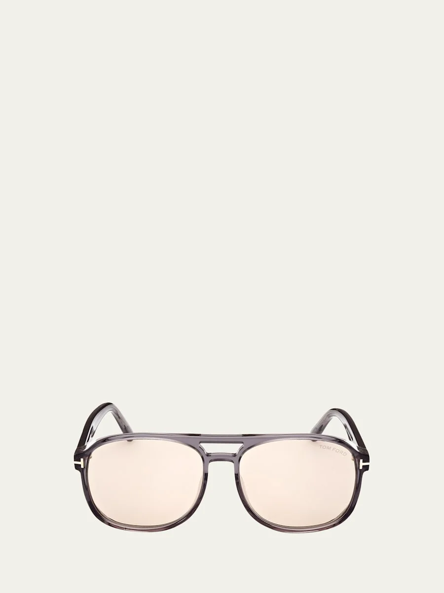 Men's Rosco Photochromic Acetate Aviator Sunglasses - 1