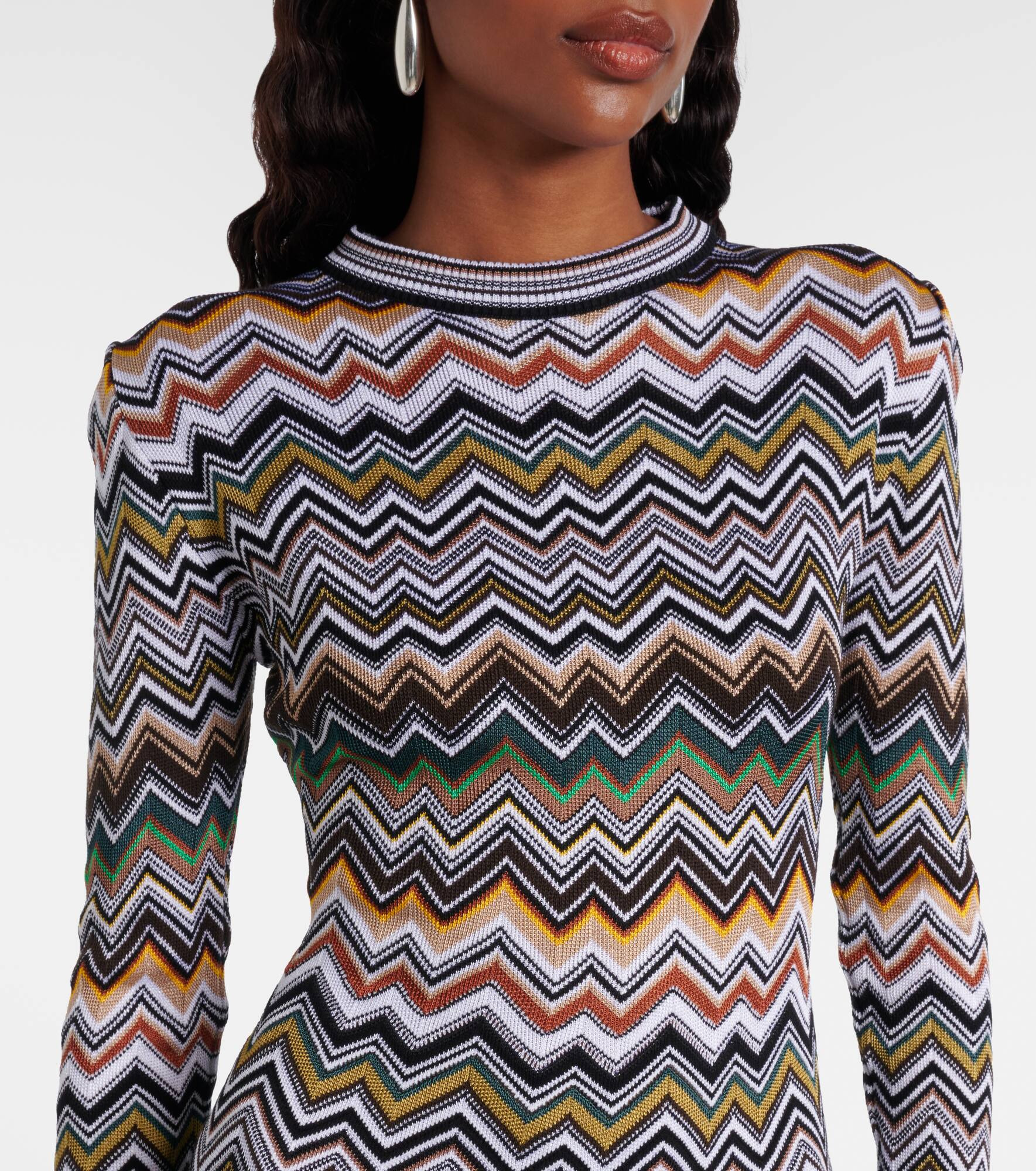 Zigzag minidress - 4