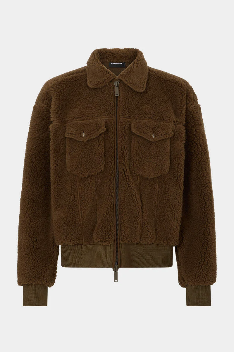 TEDDY OVERSIZED JEAN JACKET - 1