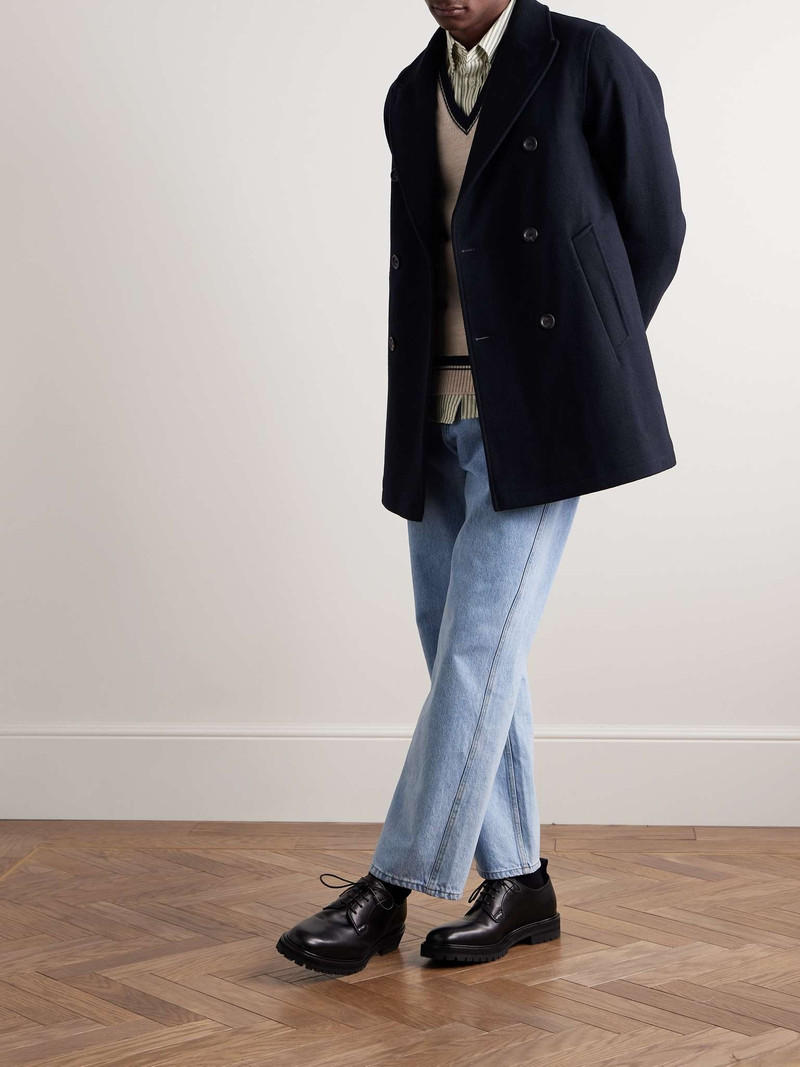 Oliver Spencer Albion Double-Breasted Felt Coat outlook
