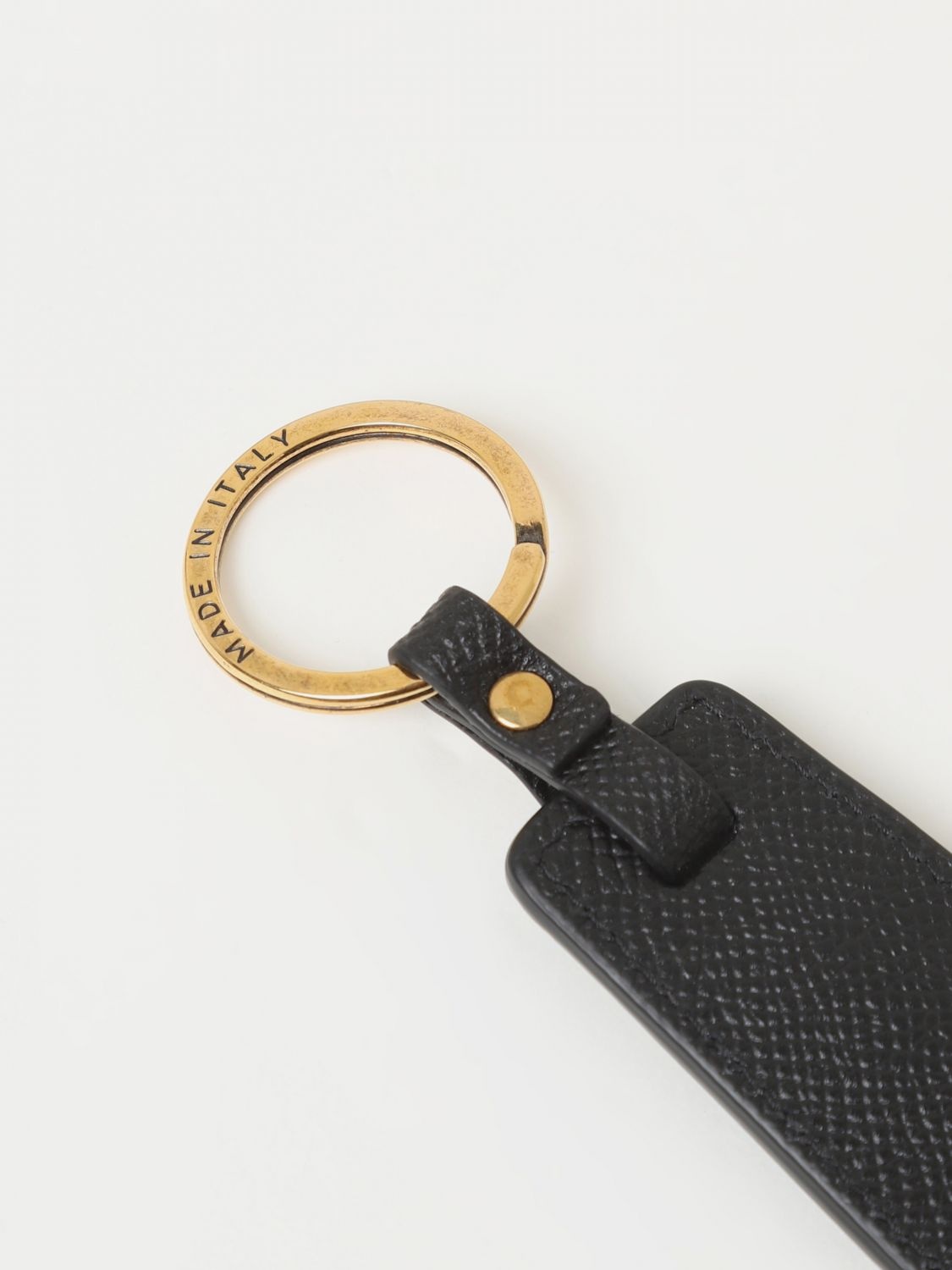 Ferragamo Gancini key ring in leather - 2
