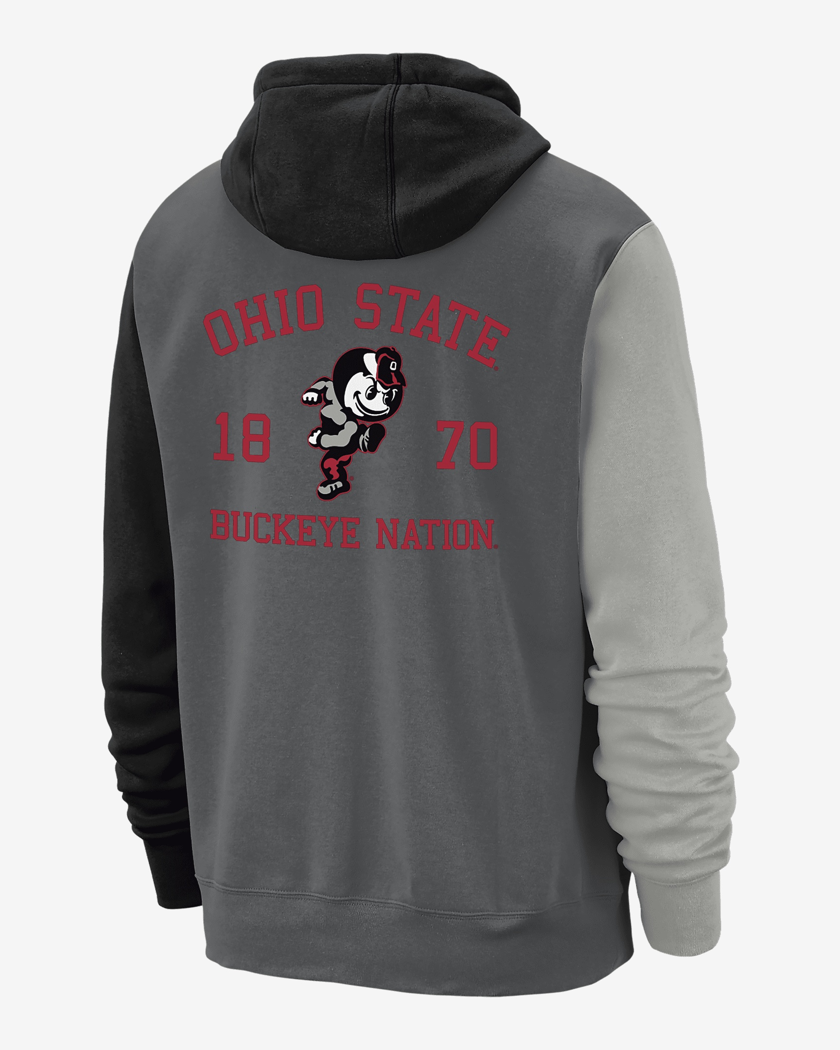 Ohio State Club Fleece Nike Men's College Hoodie - 2