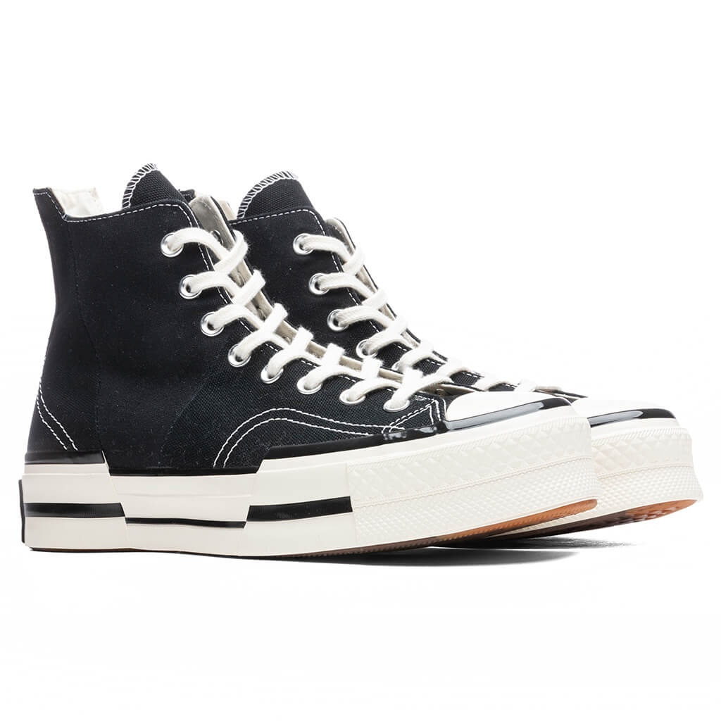 CONVERSE CHUCK '70 HI PLUS - BLACK/EGRET/BLACK - 2