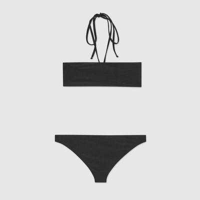 GUCCI Bikini with crystal Square G details outlook