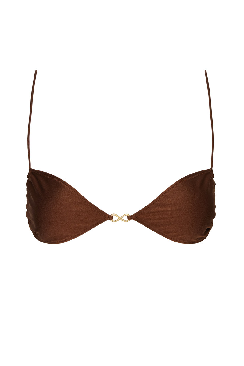 ELLA Chocolate Fondant Infinity - Bralette Bikini Top - 1