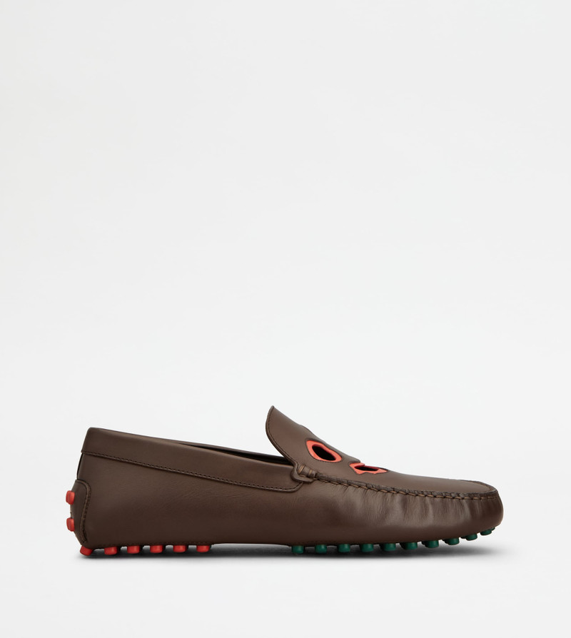 GOMMINO LOAFERS IN LEATHER - BROWN 1