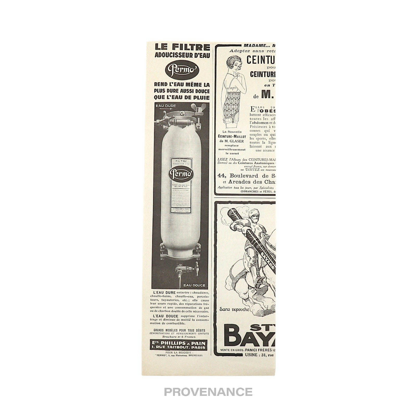 Louis Vuitton Antique Vintage Newsprint Ad - MALLE-AUTO - 5