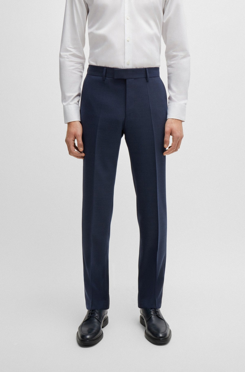 REGULAR-FIT SUIT IN MICRO-PATTERNED STRETCH FABRIC 7